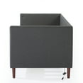 thumbnail image 2 of Zinus Shalini Twin Upholstered Indoor Daybed with USB Ports, Dark Gray, 2 of 11