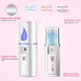 thumbnail image 4 of Nano Facial Steamer Spray Extensión de pestañas Clean Pore Water SPA Hidratante Facial Sprayer USB Recargable Mini Beauty Container - Cool You in Summer Ormromra FLD-2615, 4 of 8