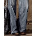 thumbnail image 5 of Jeans elásticos de cintura media rasgados vintage de los años 90 para mujer 2022Gray3X-Large, 5 of 5