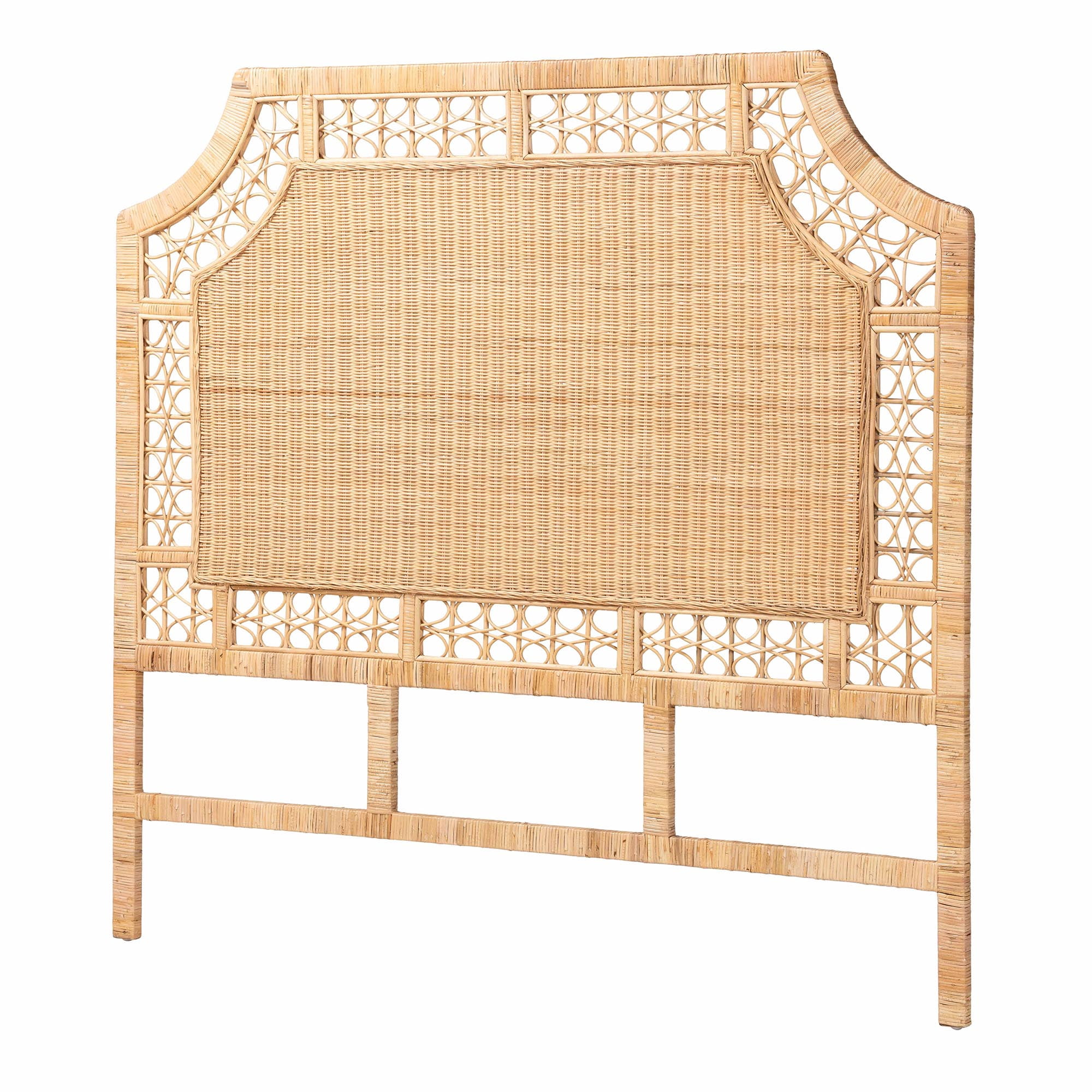 bali & pari Hekima Boho Standalone Headboard, Queen, Natural