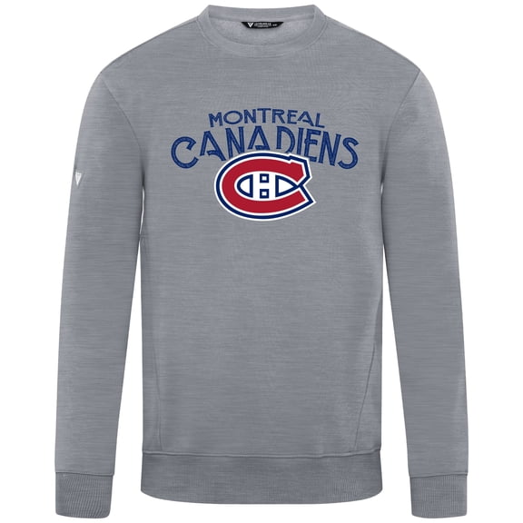 Men's Levelwear  Gray Montreal Canadiens  Zane Mission Sweatshirt