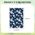 thumbnail image 4 of Kdxio Daisies Flowers Pattern Golf Towel (24" X 16") with Carabiner Clip - The Convenient Golf Cleaning Towel, 4 of 8