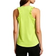 thumbnail image 2 of Hngshg Camisoles Grande Taille pour Femmes à Volants Sans Manches Amples Décontractées Col Rond T-Shirts Classiques Été Vacances Sortie Tee, 2 of 6