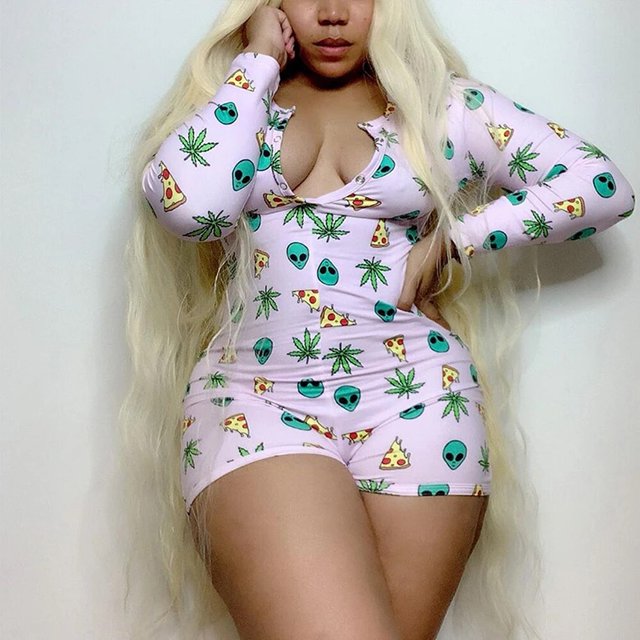 New Long Sleeve Women Pajamas Onesie for Adults Sleepwear Pijama Sexy Mujer Onsies Bodysuits Christmas Women's Home Clothes