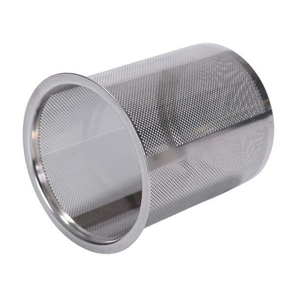 Tetera con infusor, ideal para sopas y tés, ideal como regalo para amantes de la cocina, colador de té de malla de acero inoxidable. Diámetro exterior de 6.3 cm