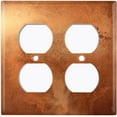 thumbnail image 3 of Metal Light Switch Plate Outlet Cover Image of Copper Sheet MET019, 3 of 13