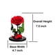 thumbnail image 2 of Rosas preservadas Perfectione Roses rojas en cúpula de cristal, 2 of 5