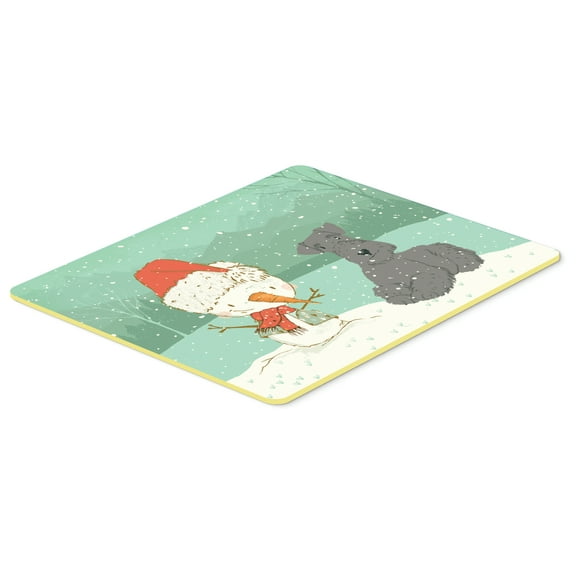 Lakeland Terrier Snowman Christmas Kitchen or Bath Mat 24x36