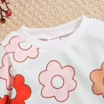 thumbnail image 6 of Durtebeua Infant Baby Girl Clothes Set Sweatshirts Tops Pants Toddler Girl Outfits Gifts 3 6 9 12 18 24 Months Z18-White,18-24 Months, 6 of 7