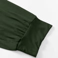 thumbnail image 5 of Mens Drawstring Pocket Jogger Pajama Pants Lightweight Lounge Sleep Pants with Tapered Leg Elastic Cuff Relaxed Fit Dark Green M, 5 of 7