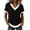 Z106 White, variant on Vneck Tshirts Shirts for Women Short Sleeve Color Block Contrast Blouses Comfy Breathable Summer Casual Loose Fit Pullover Tops White,L