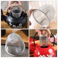 thumbnail image 5 of FONDOTIN Back to School Loose Leaf Tea Strainer Stainless Steel 3Pcs 2.4X2.4in, 5 of 7
