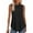 Black, variant on yunLCZ Square Neck Tank Top High Neck Tank Tops For Women Loose Fit Sleeveless Top Summer Clothes Womens Tunic Tops To Wear With Leggings Summer Sleeveless Tops