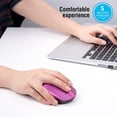 thumbnail image 4 of RaceGT USB C Wireless Computer Mouse, 2.4G Silent Cordless Mouse for Laptop, Type C Portable Mouse with 6 Buttons and 3 Adjustable DPI for Laptop, Deskbtop, MacBook, PC, Purple, 4 of 8
