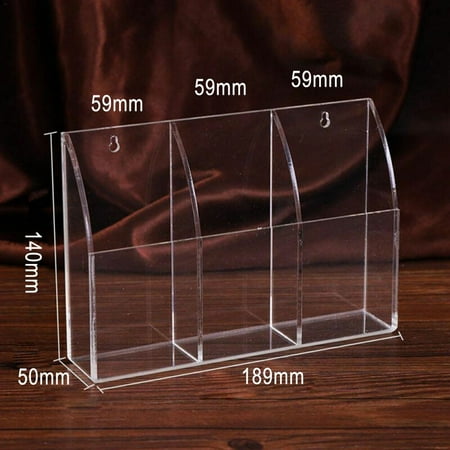 

TV Air Conditioner Remote Control Holder Case Acrylic Wall Mount Storage Box