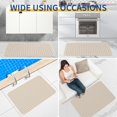 Extra Large Shower Mat TPE Non Slip Shower Mat, Inside Shower Mat with