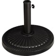 thumbnail image 2 of Outdoor Expressions 18 In. Round Black Concrete Umbrella Base SL-USC-51-BLK, 2 of 2