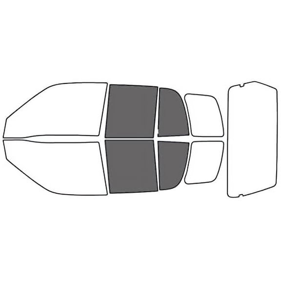 Avery Dennison NR Nano Ceramic IR Window Tint Kit Compatible with Chevrolet Tracker 1999-2004 - Back