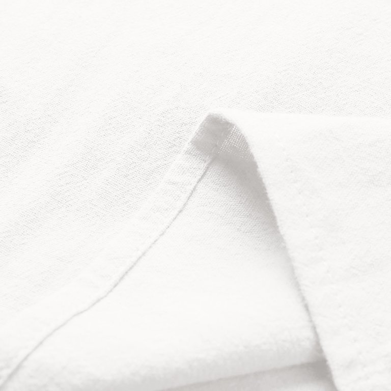 LINEN - COTTON SHIRT - White