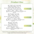 thumbnail image 2 of Eurhowing Outdoor Bench Cushion Waterproof, 48"x40"x4" Thick Patio Swing Chair Cushions with Ties, All-Weather High Density Foam Seat Pad for Porch Garden Furniture, Print, 2 of 11