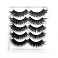 thumbnail image 2 of Pestañas con volumen y ligeras, pares, estilo visón, multipack de pestañas, 10 pares de pestañas postizas de visón, pestañas dramáticas de visón, 8D, 2 of 7