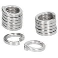 thumbnail image 4 of Rondelles de Verrouillage, 150 Pcs Rondelles de Verrouillage à Ressort pour Vis Rondelles Assorties Section Carrée Assortie Outil A2 Acier Inoxydable de Qualité Marine, 4 of 7