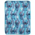thumbnail image 1 of Lilo & Stitch 'Rayures' Jeté en Molleton Toucher Soie pour Enfants, 100 % Polyester, 1 of 5
