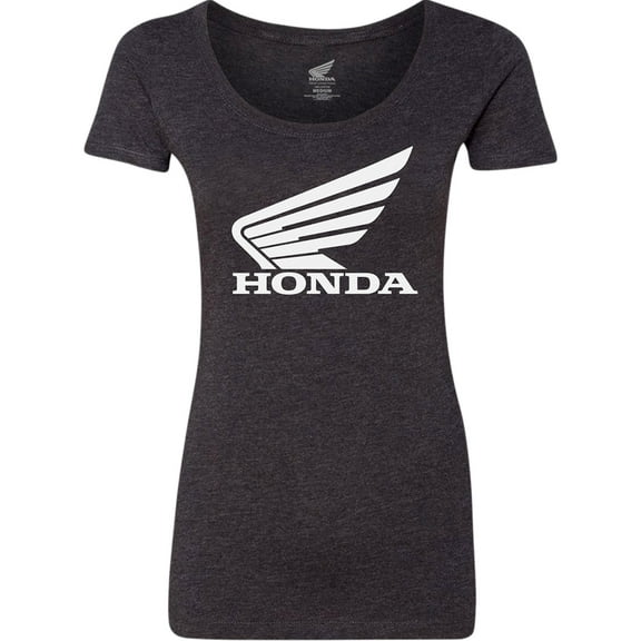 Licensed Honda Wing Womens Short Sleeve T-Shirt Black MD
