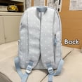 thumbnail image 3 of Lightweight Polka Dot Nylon Laptop Backpack for Women, Coquette Large Everyday Daypack, Multi-Pocket Comfort Padded Bookbag for Students, Campus Commuting & Weekend Travel, 3 of 8