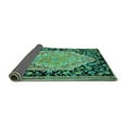 thumbnail image 2 of Ahgly Company Indoor Rectangle Medallion Turquoise Blue French Area Rugs, 8' x 10', 2 of 4
