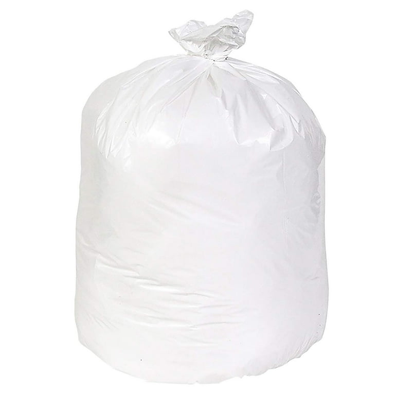 55 Gallon Clear Regular Duty Trash Bags - 0.7 Mil