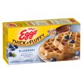 thumbnail image 2 of Eggo Belgian Style Frozen Waffles, Thick & Fluffy Blueberry Flavour, Pack of 6, 6 waffles, 330g, 2 of 7