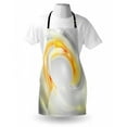 thumbnail image 3 of Grey and Yellow Apron Abstract Modern Futuristic Wavy Image Ombre Design Art Print, Unisex Kitchen Bib Apron with Adjustable Neck for Cooking Baking Gardening, Black Marigold and Grey, by Ambesonne, 3 of 3