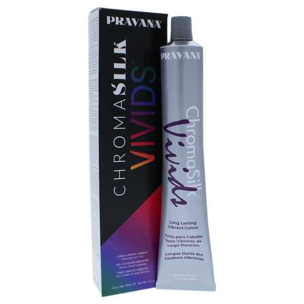 Color de pelo Pravana ChromaSilk Vivids Long-Lasting Vibrant Color - Red Color de pelo Unisex 3 oz
