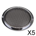 thumbnail image 1 of Runquan 5x1 inch Black Treble Speaker Protective Shell Grille for Loudspeaker 5 Pcs, 1 of 7
