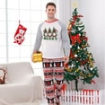 thumbnail image 2 of Penkiiy Family Christmas Pjs Matching Sets Reindeer and Snowflake Patterned Sleepwear Xmas PJS Set for Couples and Kids White XL, 2 of 4