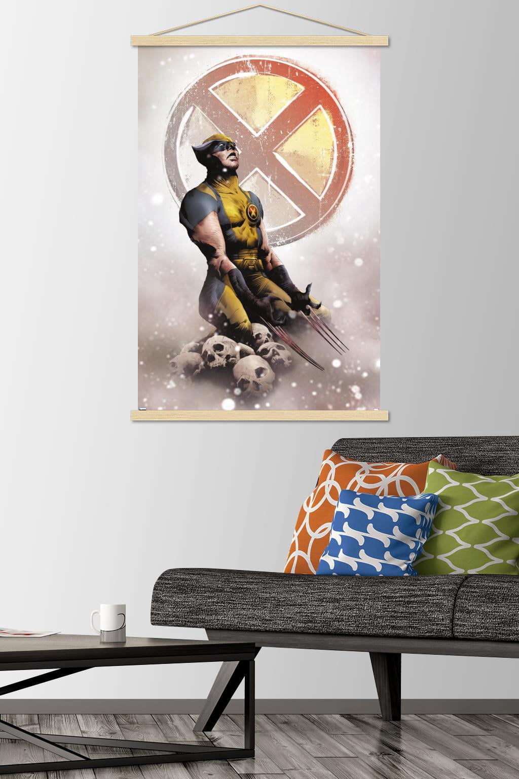 Marvel Comics - Wolverine - Wolverine #14 Wall Poster with Wooden Magnetic Frame, 22.375" x 34"