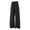 Black, variant on Petite Pants for Men Plus Size Drawstring Straight Pants with Pockets Elastic Waist Trousers Lightweight Trendy Pants