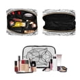 thumbnail image 4 of Iauyy 3 Piece Large Portable Hanging Toiletry Bags for Travel,Foldable Makeup Organizer with Multiple Compartments for Men&Women，Sacred Symbol, 4 of 9