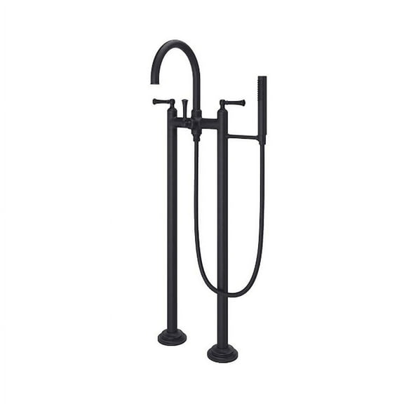 Pfister LG6-1TBY Tisbury Traditional Tub Filler with Hand Shower, Tuscan Bronze