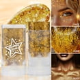 thumbnail image 4 of Sequins Glitter Gel, Face and Body Glitter Stick, Waterproof Long Lasting Shimmer Makeup Gel for Festival Party Use with Multi Use Application for Eye Body and Hair Glam Finish, 4 of 9