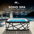 thumbnail image 3 of MSpa Soho Square Inflatable Bubble Massage Spa for 4-6 Person, Energy-Efficient, 3 of 9