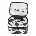 thumbnail image 3 of Sac Cosmétique, Sac de Maquillage Sac de Rangement de Maquillage Double Couche Grande Capacité Vache Modèle Portable Sac de Rangement Multifonctionnel Sac de Voyage de Style Mignon Sac Cosmétique Ensemble Sacs de Voyage pour, 3 of 8