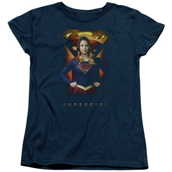 Supergirl - Standing Symbol - Women's Short Sleeve Shirt - Medium
