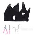 thumbnail image 4 of Shisuyan Pet Grooming Hammock Black Polyester Sandwich Mesh Fabric 1 Set, 4 of 9