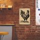 thumbnail image 3 of Plantillas De Dibujo De Pared De Pintura De Hierro Para Letrero De Pollo Chic Retro Resistente A La Intemperie Para El Hogar Likrtyny Arte Deco, 3 of 9