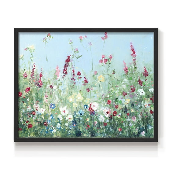Sweet Summer Meadow by Sally Swatland - Restickable Framed Giclée Print