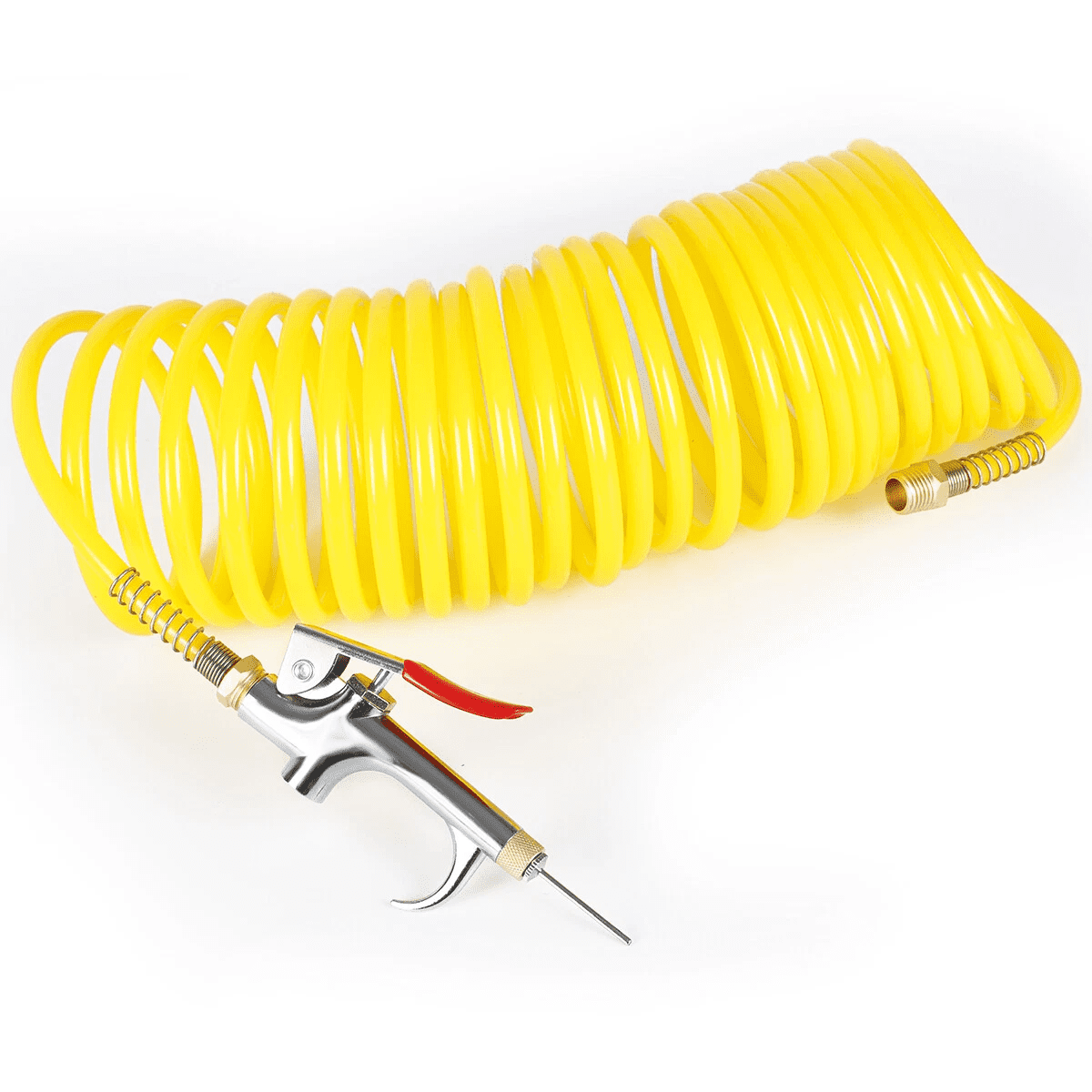 20pcs Air Compressor Accessory Kit 25Ft Recoil Hose Gun Nozzles Set 1/4" NPT New