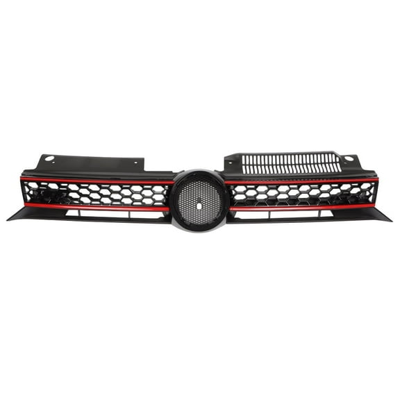 Front Upper Hood Grille Honeycomb Mesh Fit for 2010-2013 Vw Golf GTI 2014