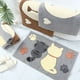 thumbnail image 5 of Monstrate La alfombra de baño fácil de limpiar mantiene el baño fresco e higiénico Alfombra de baño suave y cómoda Juegos de accesorios de baño Sr. Oso-Grey, 5 of 6